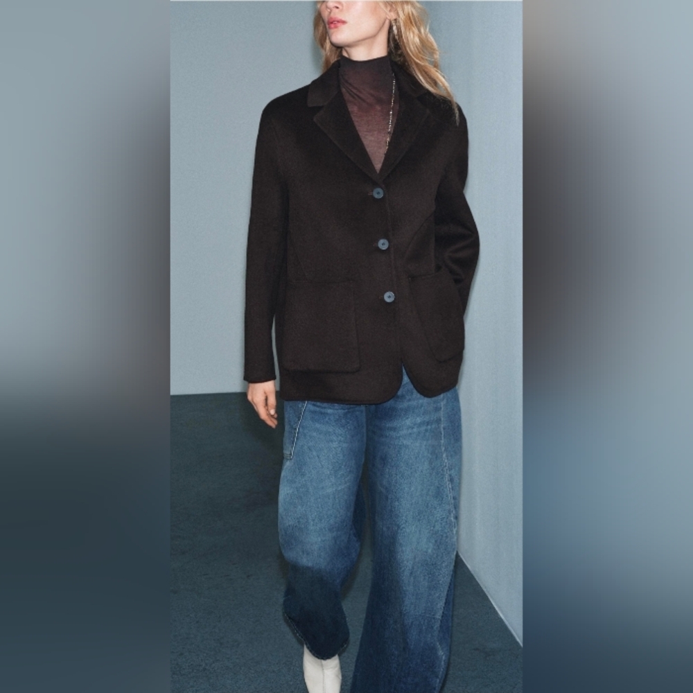 Zara Dark Brown Blazer